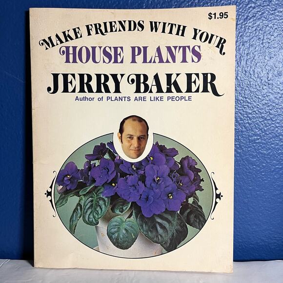 Make Friends With Your House Plants 1973 - Book by Jerry baker - Picture 1 of 7